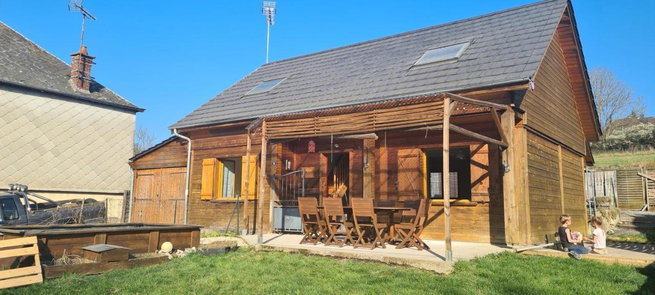 Chalet Antlana Maison Chaleureuse Signy-l'Abbaye Bagian luar foto